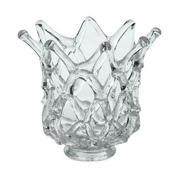 Diamond Star 11.5 x 12 in. Glass Vase, Clear 55099